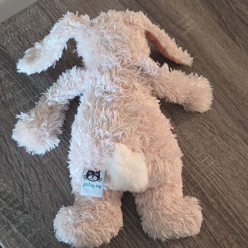 Jellycat Junglie Bunglie Bunny Plush Stuffed Animal Beige - Picture 2 of 4